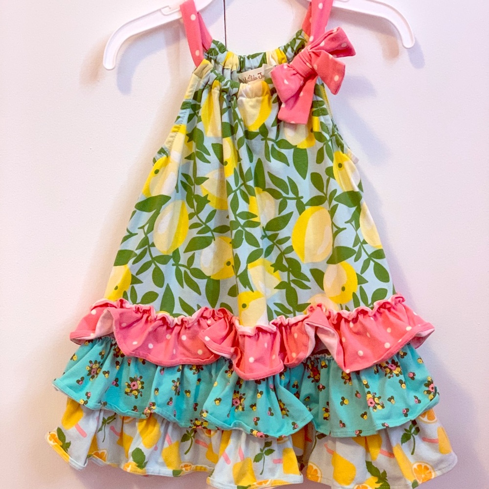 Matilda Jane size 2 lemon dress
